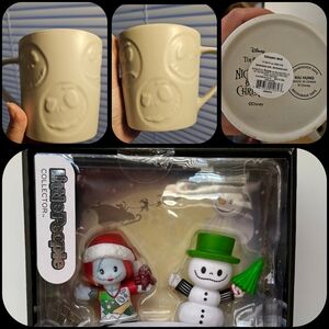 NIGHTMARE BEFORE CHRISTMAS mug and little people Mattel fisher price